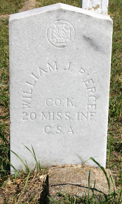 William Jefferson Pierce was born on the 4th of March 1845.